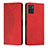 Custodia Portafoglio In Pelle Cover con Supporto Y02X per Motorola Moto E22 Rosso