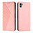 Custodia Portafoglio In Pelle Cover con Supporto Y02X per Motorola Moto E22S Oro Rosa