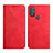 Custodia Portafoglio In Pelle Cover con Supporto Y02X per Motorola Moto G Play (2023) Rosso