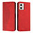 Custodia Portafoglio In Pelle Cover con Supporto Y02X per Motorola Moto G53 5G Rosso