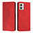 Custodia Portafoglio In Pelle Cover con Supporto Y02X per Motorola Moto G53j 5G Rosso