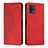 Custodia Portafoglio In Pelle Cover con Supporto Y02X per Motorola Moto G72 Rosso