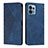 Custodia Portafoglio In Pelle Cover con Supporto Y02X per Motorola Moto X40 5G Blu