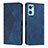 Custodia Portafoglio In Pelle Cover con Supporto Y02X per OnePlus Nord CE 2 5G Blu