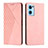 Custodia Portafoglio In Pelle Cover con Supporto Y02X per OnePlus Nord CE 2 5G Oro Rosa