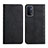 Custodia Portafoglio In Pelle Cover con Supporto Y02X per Oppo A54 5G Nero