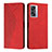 Custodia Portafoglio In Pelle Cover con Supporto Y02X per Oppo A77 5G Rosso