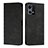 Custodia Portafoglio In Pelle Cover con Supporto Y02X per Oppo F21 Pro 4G Nero