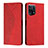 Custodia Portafoglio In Pelle Cover con Supporto Y02X per Oppo Find X5 5G Rosso