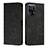 Custodia Portafoglio In Pelle Cover con Supporto Y02X per Oppo Find X5 Pro 5G Nero