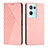 Custodia Portafoglio In Pelle Cover con Supporto Y02X per Oppo Reno9 Pro+ Plus 5G Oro Rosa