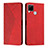 Custodia Portafoglio In Pelle Cover con Supporto Y02X per Realme 7i RMX2193 Rosso