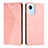 Custodia Portafoglio In Pelle Cover con Supporto Y02X per Realme C30s Oro Rosa