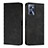 Custodia Portafoglio In Pelle Cover con Supporto Y02X per Realme C35 Nero