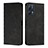 Custodia Portafoglio In Pelle Cover con Supporto Y02X per Realme V25 5G Nero