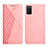 Custodia Portafoglio In Pelle Cover con Supporto Y02X per Samsung Galaxy A02s Oro Rosa