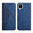Custodia Portafoglio In Pelle Cover con Supporto Y02X per Samsung Galaxy A22 4G Blu