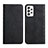 Custodia Portafoglio In Pelle Cover con Supporto Y02X per Samsung Galaxy A52 4G Nero