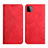 Custodia Portafoglio In Pelle Cover con Supporto Y02X per Samsung Galaxy F42 5G Rosso