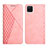 Custodia Portafoglio In Pelle Cover con Supporto Y02X per Samsung Galaxy M12 Oro Rosa