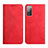 Custodia Portafoglio In Pelle Cover con Supporto Y02X per Samsung Galaxy S20 FE 4G Rosso