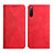 Custodia Portafoglio In Pelle Cover con Supporto Y02X per Sony Xperia 10 III Lite Rosso