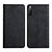 Custodia Portafoglio In Pelle Cover con Supporto Y02X per Sony Xperia 10 III SO-52B Nero