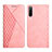 Custodia Portafoglio In Pelle Cover con Supporto Y02X per Sony Xperia 10 III SO-52B Oro Rosa