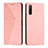 Custodia Portafoglio In Pelle Cover con Supporto Y02X per Sony Xperia 10 IV SO-52C Oro Rosa