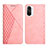 Custodia Portafoglio In Pelle Cover con Supporto Y02X per Xiaomi Mi 11i 5G Oro Rosa