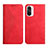 Custodia Portafoglio In Pelle Cover con Supporto Y02X per Xiaomi Mi 11i 5G Rosso