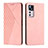 Custodia Portafoglio In Pelle Cover con Supporto Y02X per Xiaomi Mi 12T 5G Oro Rosa