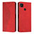 Custodia Portafoglio In Pelle Cover con Supporto Y02X per Xiaomi POCO C3 Rosso