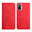 Custodia Portafoglio In Pelle Cover con Supporto Y02X per Xiaomi Poco M5S Rosso