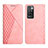 Custodia Portafoglio In Pelle Cover con Supporto Y02X per Xiaomi Redmi 10 4G Oro Rosa