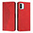 Custodia Portafoglio In Pelle Cover con Supporto Y02X per Xiaomi Redmi A1 Rosso