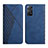 Custodia Portafoglio In Pelle Cover con Supporto Y02X per Xiaomi Redmi Note 11 Pro 4G Blu
