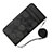 Custodia Portafoglio In Pelle Cover con Supporto Y03B per Apple iPhone 15 Pro