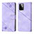 Custodia Portafoglio In Pelle Cover con Supporto Y03B per Motorola Moto G Power 5G (2023) Viola