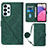 Custodia Portafoglio In Pelle Cover con Supporto Y03B per Samsung Galaxy A23 5G Verde