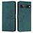 Custodia Portafoglio In Pelle Cover con Supporto Y03X per Google Pixel 7 Pro 5G Verde