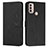 Custodia Portafoglio In Pelle Cover con Supporto Y03X per Motorola Moto E20 Nero