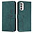 Custodia Portafoglio In Pelle Cover con Supporto Y03X per Motorola Moto Edge (2022) 5G Verde