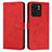Custodia Portafoglio In Pelle Cover con Supporto Y03X per Motorola Moto Edge (2023) 5G Rosso