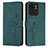 Custodia Portafoglio In Pelle Cover con Supporto Y03X per Motorola Moto Edge (2023) 5G Verde