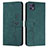 Custodia Portafoglio In Pelle Cover con Supporto Y03X per Motorola Moto G50 5G Verde