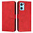 Custodia Portafoglio In Pelle Cover con Supporto Y03X per OnePlus Nord CE 2 5G Rosso