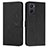 Custodia Portafoglio In Pelle Cover con Supporto Y03X per Oppo A96 4G Nero