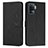 Custodia Portafoglio In Pelle Cover con Supporto Y03X per Oppo Reno5 Lite Nero