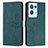 Custodia Portafoglio In Pelle Cover con Supporto Y03X per Oppo Reno9 Pro+ Plus 5G Verde